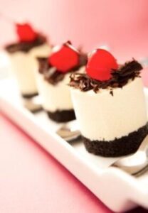 Sorvete de chocolate branco