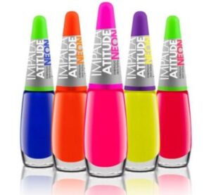 Coleção de esmaltes Impala Atitude Neon