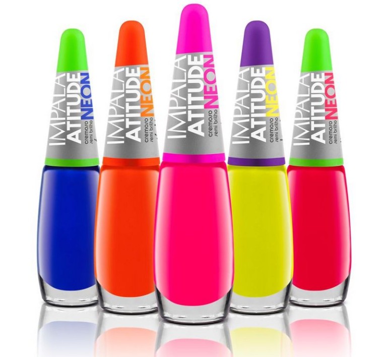 Coleção de esmaltes Impala Atitude Neon