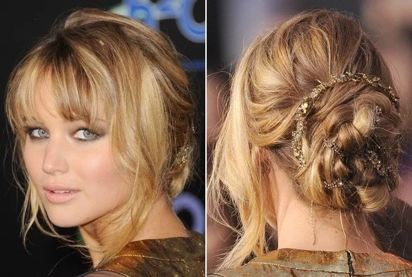 Jennifer Lawrence tranças