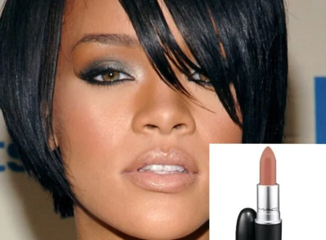 Rihanna Creme Nude MAC batom nude que as famosas mais amam