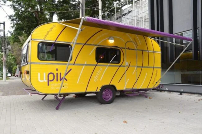 Trailer Upik lança o conceito de arquitetura móvel em São Paulo