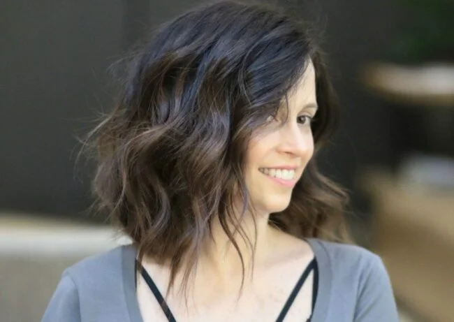 Transformação de corte no Studio W - Messy Bob