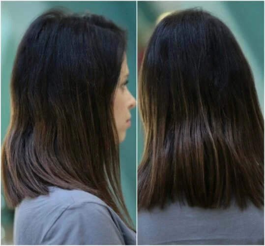 Transformação de corte no Studio W - Long Bob