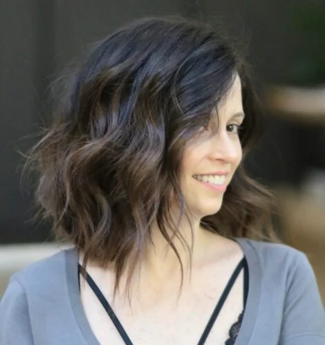 Transformação de corte no Studio W - Messy Bob