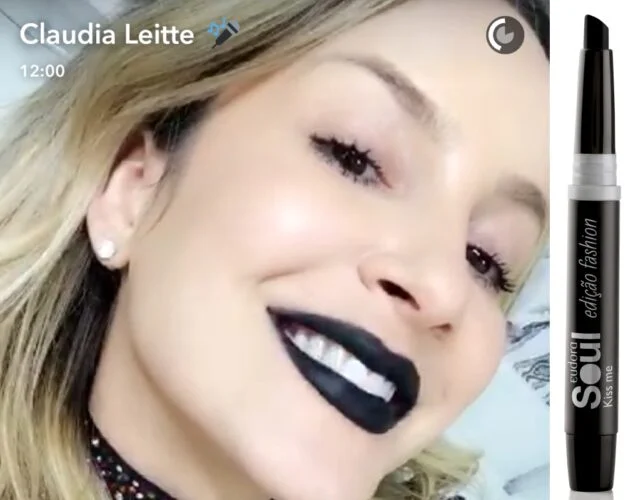 Batom preto: O novo queridinho das famosas