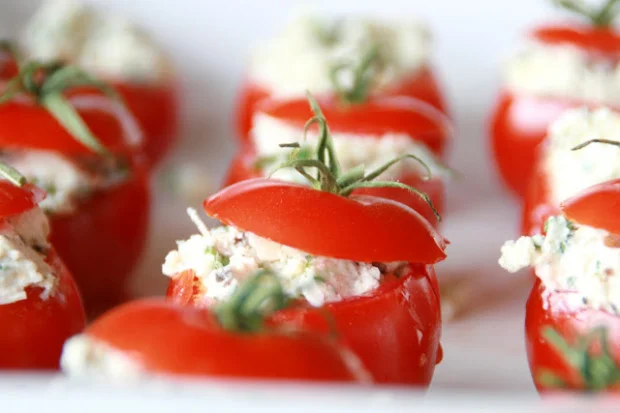 Tomate recheado com atum e cream cheese 7 Tomate recheado com atum e cream cheese