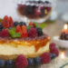 Cheesecake de Ricota Fresca com Calda de Frutas Vermelhas