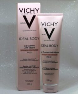 Resenha: Gel creme antiidade pescoço, colo e mãos e loção sérum corporal Ideal Body Vichy