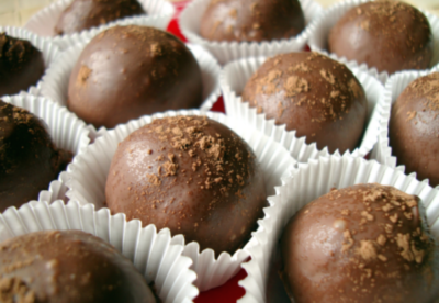 Receita de Trufas de chocolate