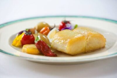 Lombo de bacalhau com batatas