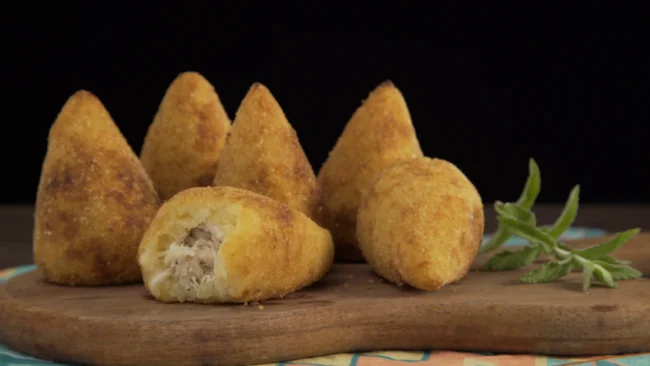 Coxinha fit com massa de batata doce 11 Coxinha fit