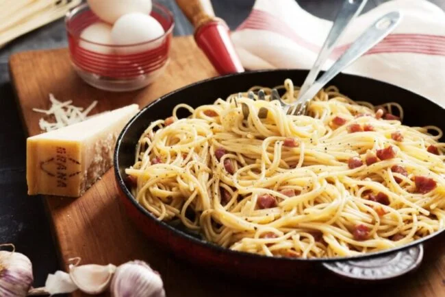 Espaguete Alla Carbonara 7 spaghetti