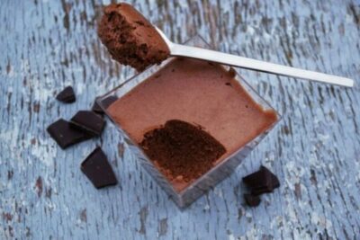 Mousse de chocolate  funcional