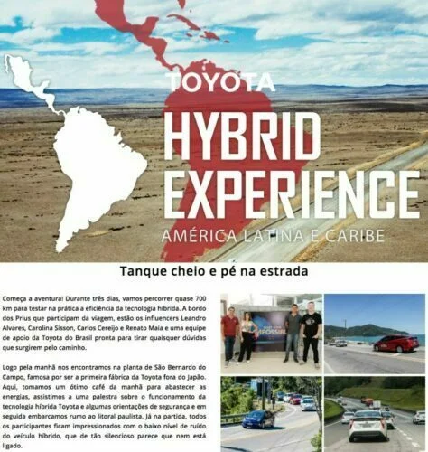 Carol Sisson participa do Toyota Hybrid Experience América Latina