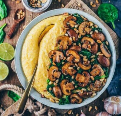 Receita de Polenta Vegana