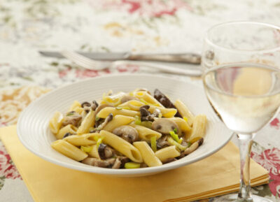 Penne com Mix de Cogumelos