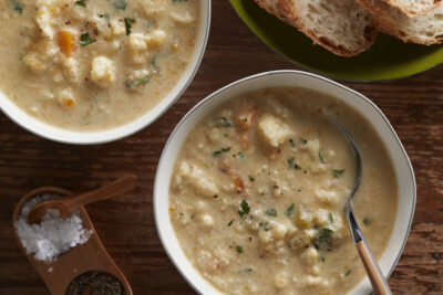 Sopa Cremosa de Couve-Flor
