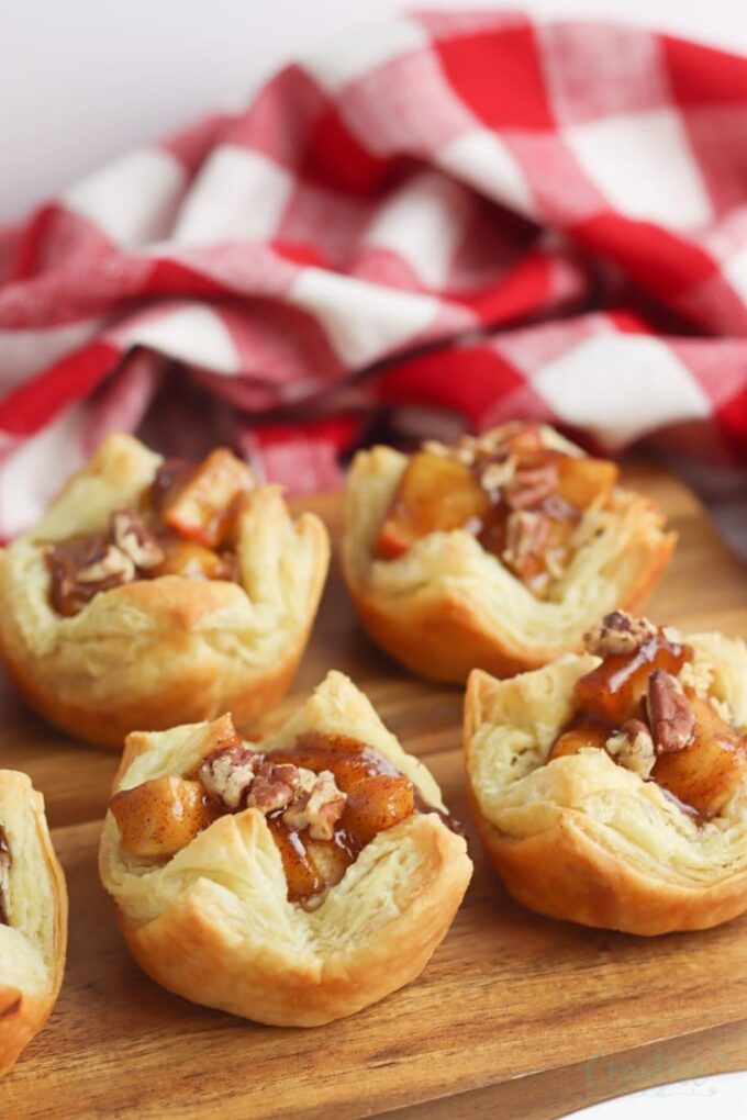  Mini Torta Folhada de Maçã