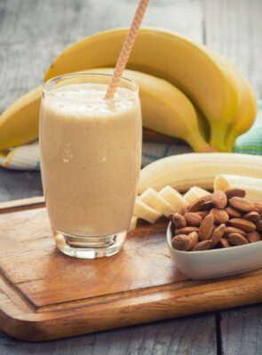 Receita de Shake Proteico de Amêndoas