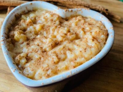 Arroz doce integral cremoso
