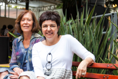 Miriam Lerner e Bel Pereira, curadoras do Bazar da Cidade 