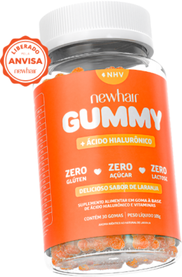 Resenha: New Hair Gummy - Gomas de Suplemento Alimentar em Goma de Ácido Hialurônico e Vitaminas