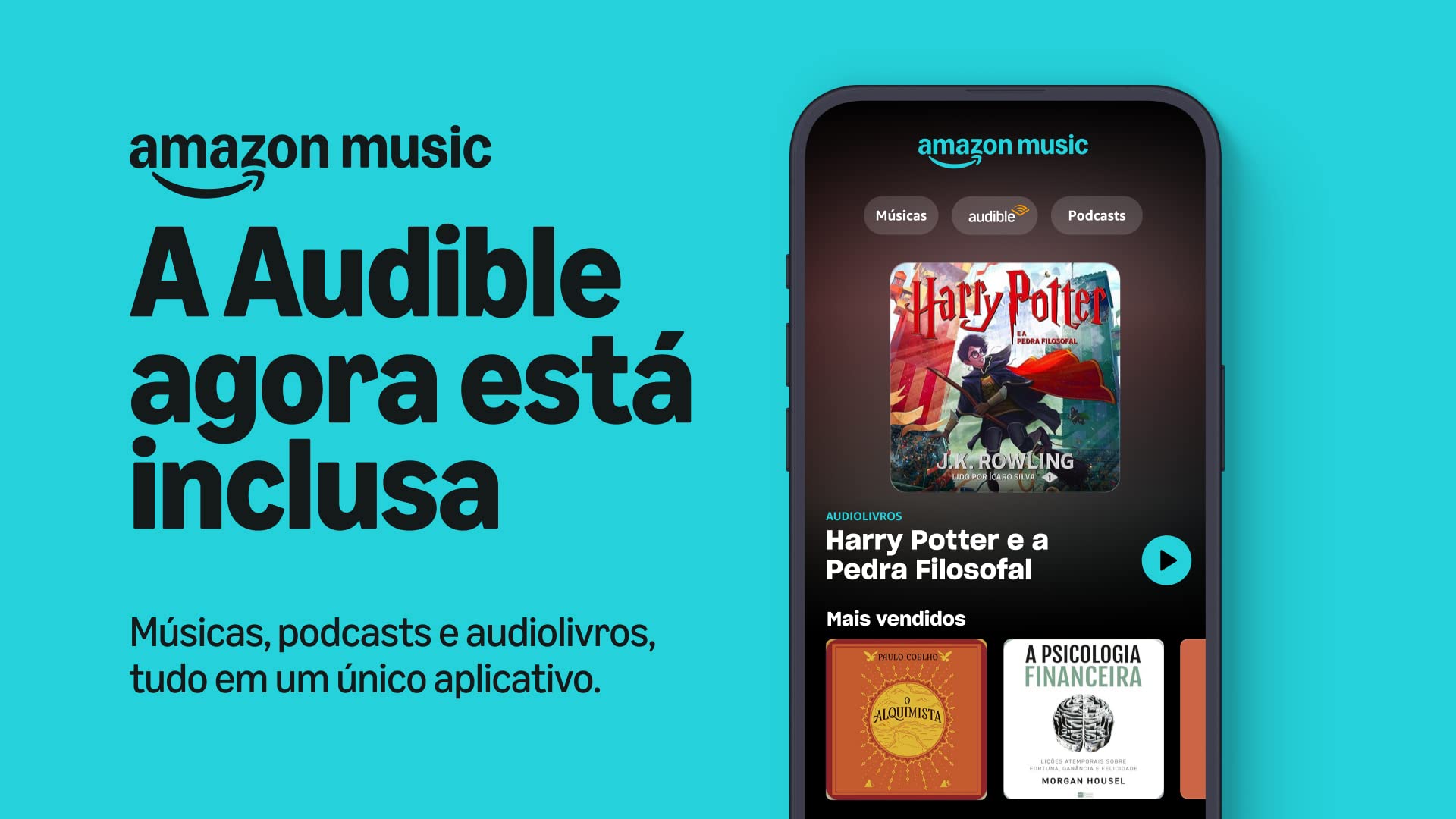 Amazon Music libera audiolivro grátis por mês para assinantes no Brasil
