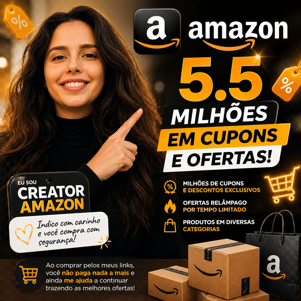Amazon 5.5: milhões em cupons e ofertas