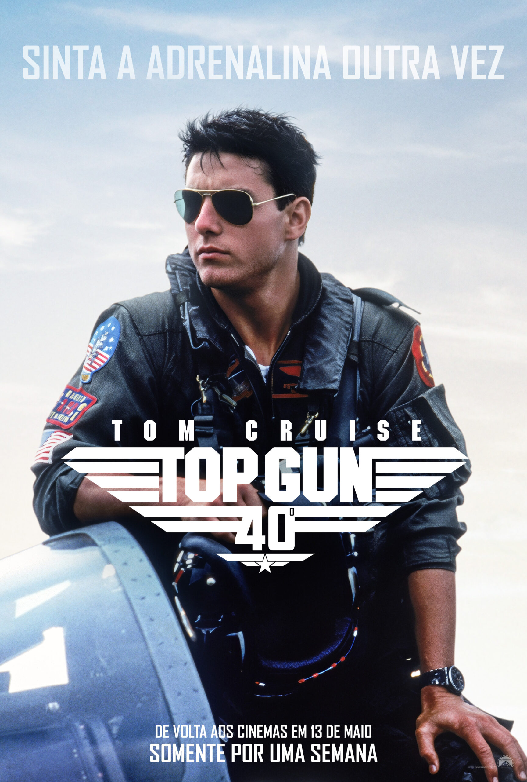 Tom Cruise em bastidor inédito de Top Gun